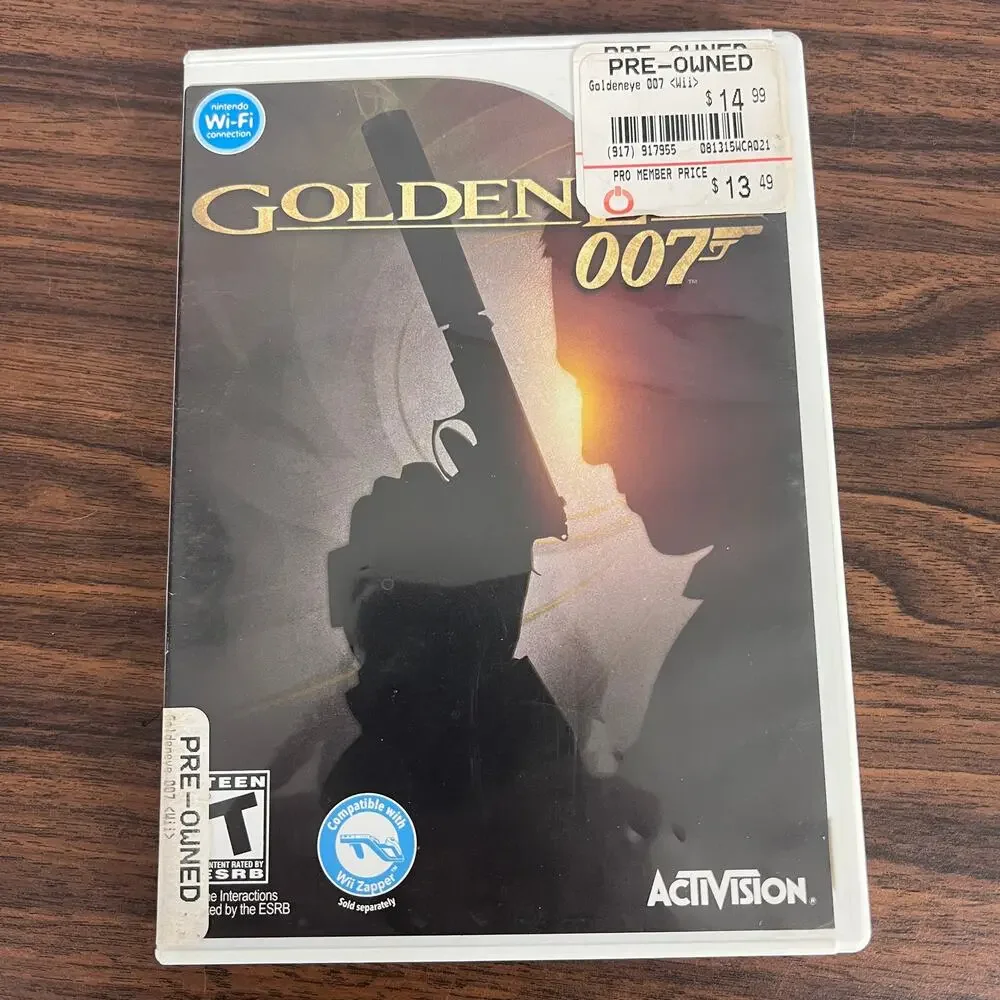 Wii GoldenEye 007 CIB Complete In Box Video Game Action First Person Shooter